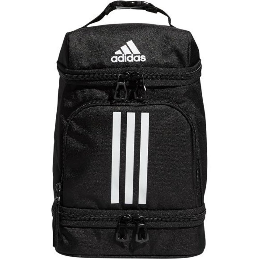 insulated lunch bag cooler tote with zipper pocket clip handle for work school